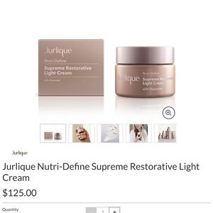 Jurlique nutrition drained supreme restorative light cream